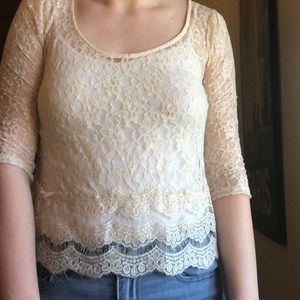 Free people lace shirt